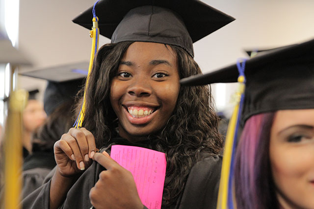 Student at Graduation